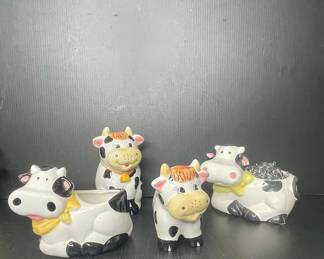 Ceramic Cow Planters/Decorations