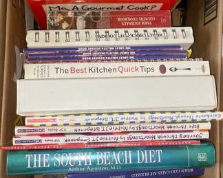 Collection of Cookbooks and Poetry Books