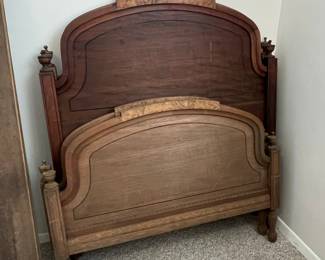 Victorian Walnut Bed Frame