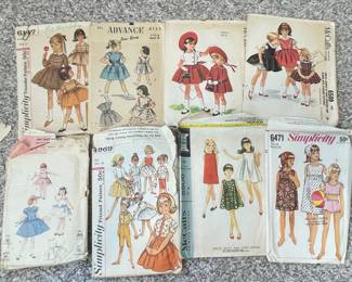 Vintage Children's Sewing Patterns Lot - Simplicity, McCall's, Advance (1950s-1960s)