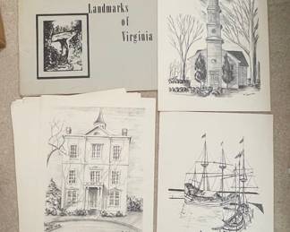 Landmarks of Virginia Art Prints