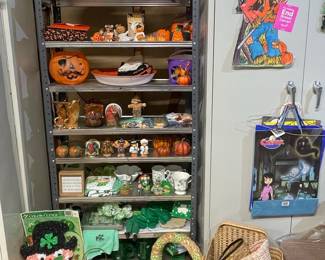 Halloween and St. Patrick's Day Decorative Items