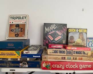 Collection of Vintage Board Games