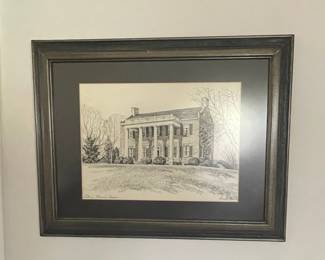 Print of Stanton Hall, Natchez, MS
