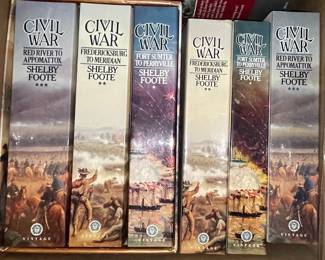 Shelby Foote's The Civil War: A Narrative (Volumes 1-3) - Vintage Edition