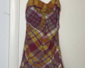 Catalina "California Creator" Plaid Halter Vintage Romper