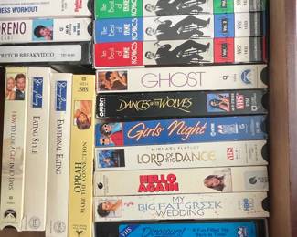 VHS Vintage Tapes Collection