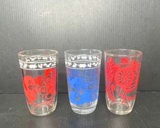 Vintage Farm Animal Tumbler Glasses - Swanky Swigs Style