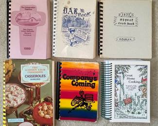 Collection of Vintage Cookbooks