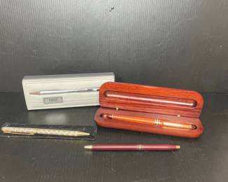 Cross and Ricci Pens with Cases