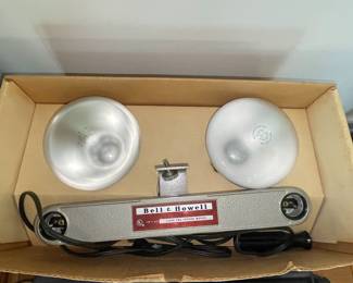Bell & Howell Twin-Lens Movie Light
