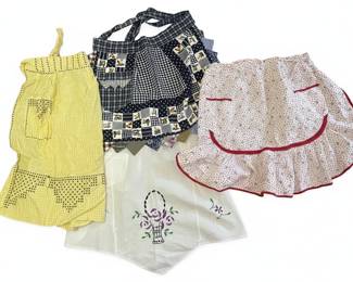 Collection of Vintage Aprons
