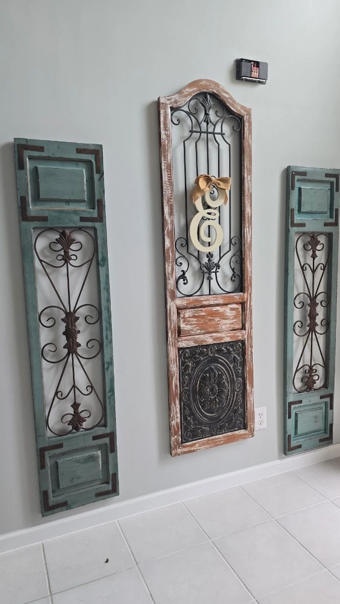 Metal Wood Wall Art