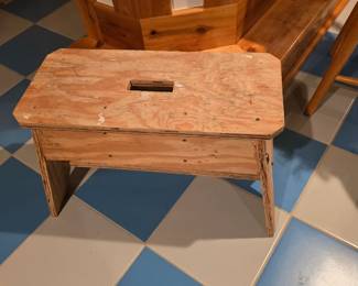 Wood Stool