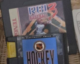 RBI Baseball  Hockey Cartridges