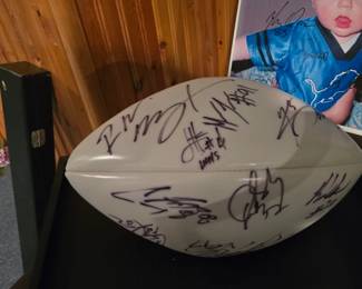 Signed Lions Football