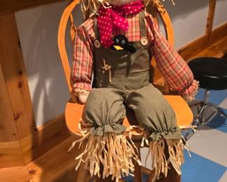 Rag Doll and Bar Stool