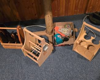 Wood Bottle Holders