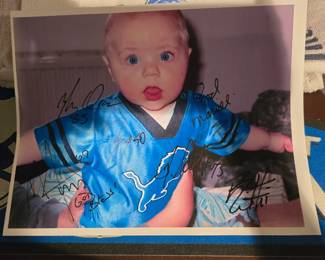 Signed Photo by Lions