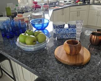 Wood Bowl Glasses More