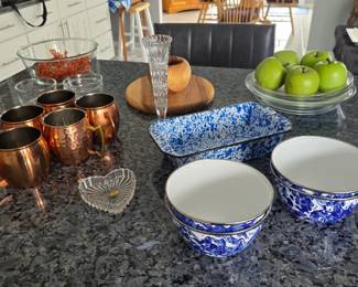 Copper Cups, Bowls More