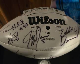 Wilson Signed Lions Football