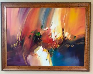 Oil Abstract by Wilkinson