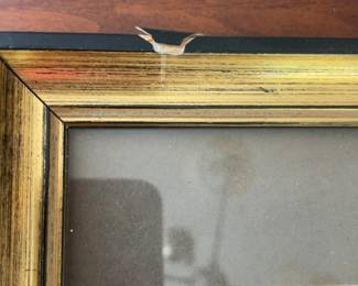 Framed Etching of the White House South Portico