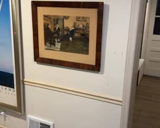 “After Dinner Rest Awhile” framed print