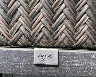 Agio Modern Wicker Patio Armchair