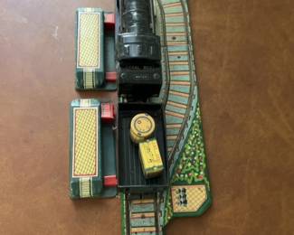 Vintage Marx 723 N.Y.C. Tin Litho Steam Engine Train Set