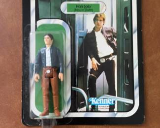 Vintage Star Wars Han Solo Bespin Outfit Action Figure Kenner