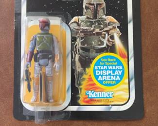 Vintage Star Wars Boba Fett Action Figure Kenner The Empire Strikes Back