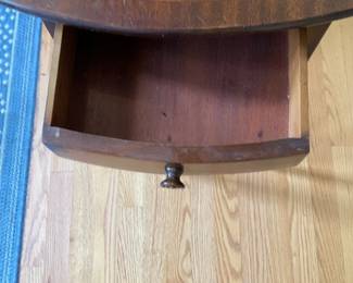 Vintage Drop-Leaf Mahogany Pembroke Side Table