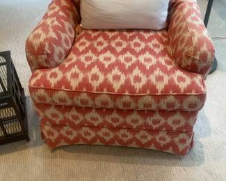 Ikat Pattern Armchair 
