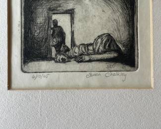 Susan Chalkley Original Signed Etching - 6/10/65