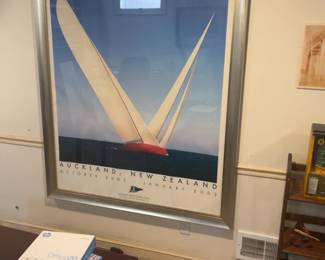 Razzia - 2002 Louis Vuitton Cup Auckland New Zealand Poster - 5’10” h x 4’8” w