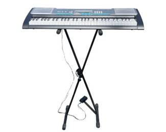 Casio LK-220 - 61 Key Lighted Electric Piano Keyboard And Stand