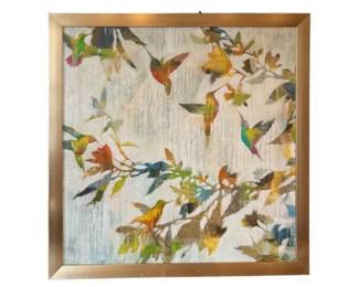 Floris Aerial Birds By Liz Jardine, Framed