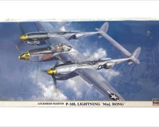 New! Lockheed Martin P-38L Lightning Maj. Bong Model Kit