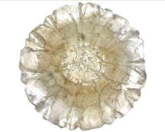 Bombay Capiz Shell Flower Shaped Bowl