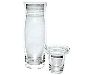 PartyLite 'Naturally Modern' Votive Holder - 9.75 Tall - With Box