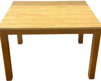Rectangular Wood Table With Laminate Top
