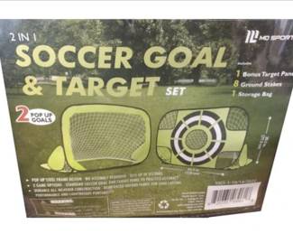 2 In 1 Soccer Goal & Target Set