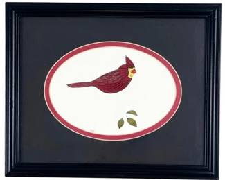 S. White Art Cardinal Quillwork