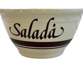 Vintage McCoy Ovenware Salada Bowl #10