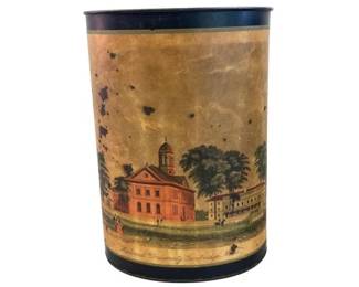 Vintage Harvard University Wastepaper Basket
