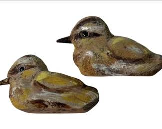 Hand Carved & Detailed Miniature Decoys - Signed & Dated