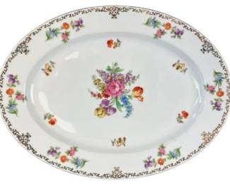 Noritake Painted Platter - 13.75 Inches