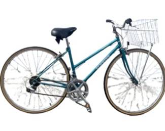 Vintage Schwinn World Sport Touring Bicycle With Front Basket